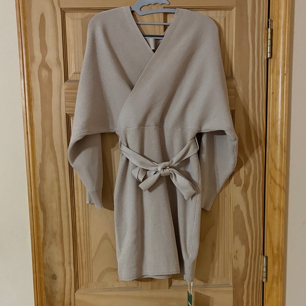 Halara sweater mini dress NWT
